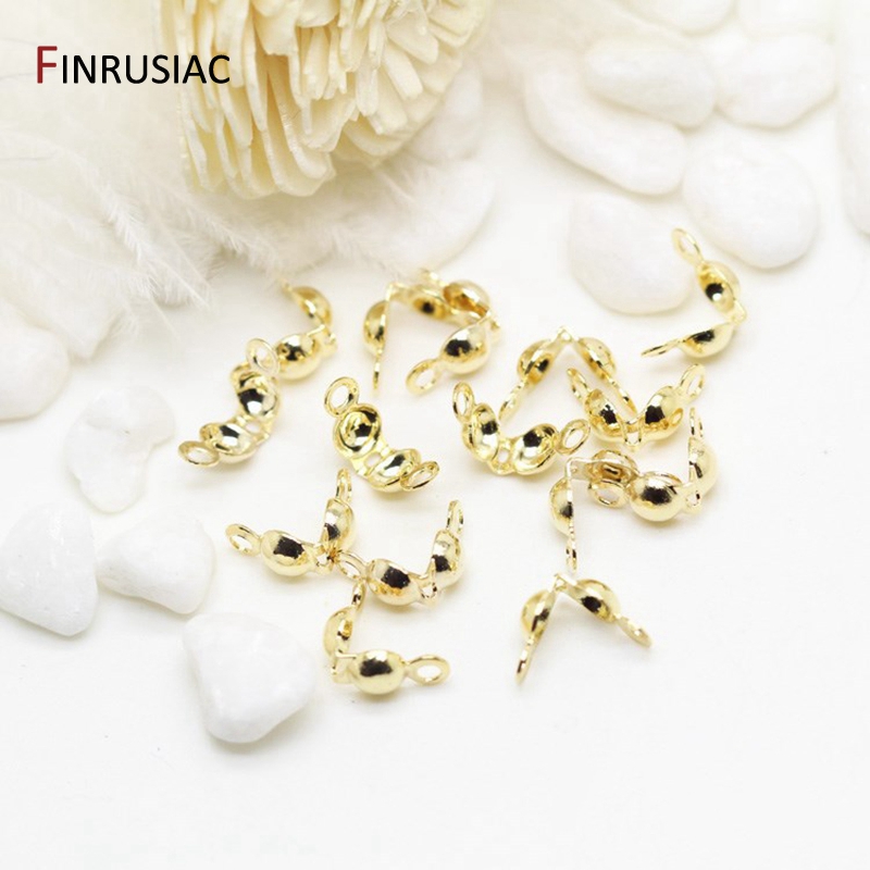 Jewelry Making Knots For Clasps - 3mm/4mm Calotte Kıvrım Boncuk Ucu Düğüm
