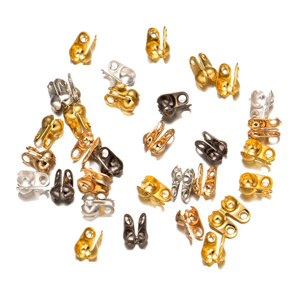 Jewelry Making Knots For Clasps - 200 adet Metal kıvrım sonu İpuçları