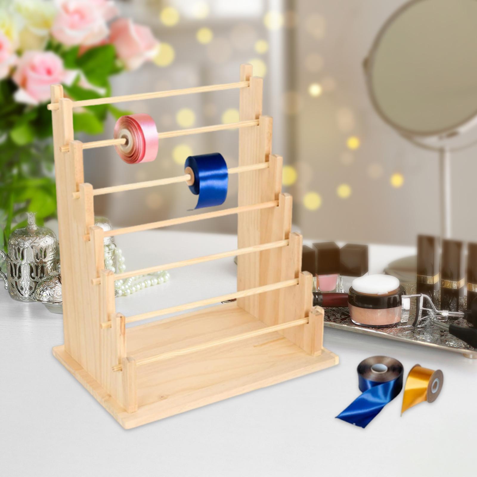 Jewelry Making Store - Ahşap Şerit Organizatör Raf Depolama Tutucu