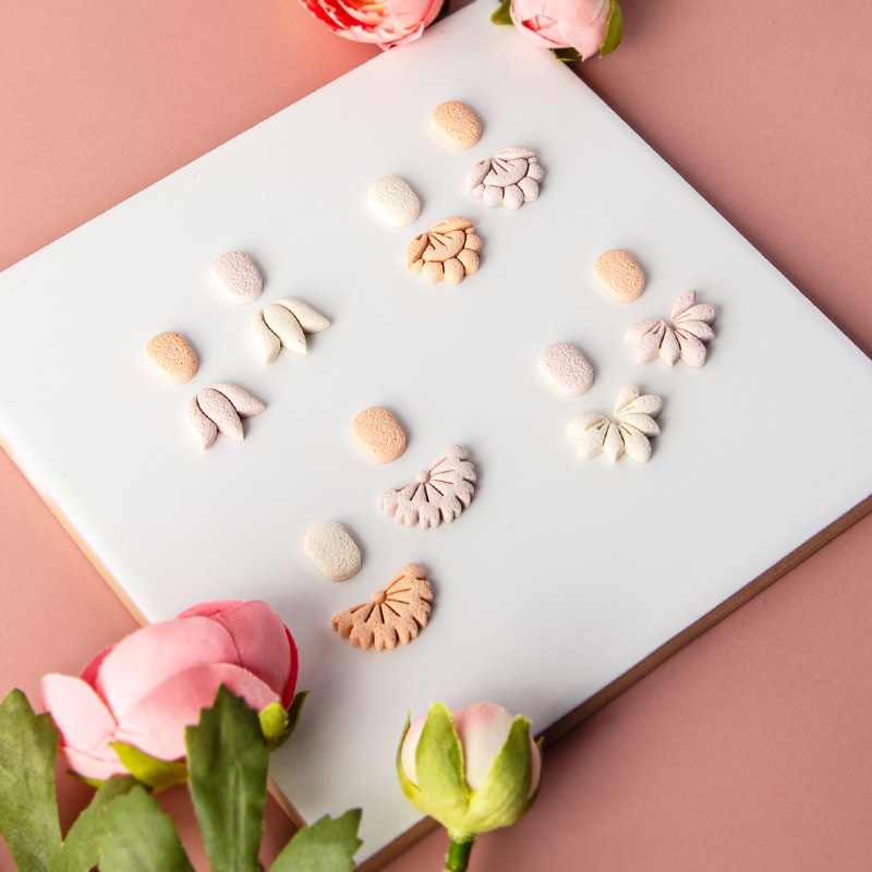 Jewelry Making In Clay - MINI Vintage Polimer Kil Kesici Lotus