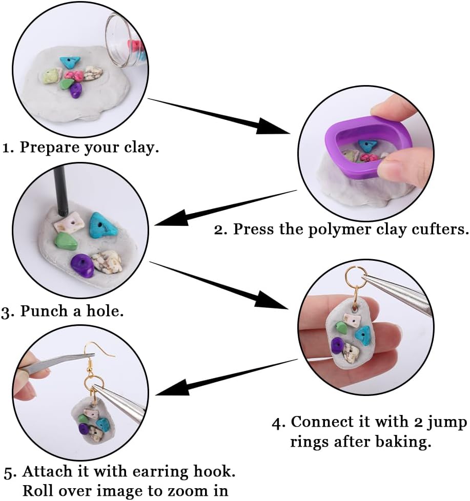 Polimer Kil Küpe Yapımı Seti,  - Jewelry Making In Clay incelemesi ve fiyatı