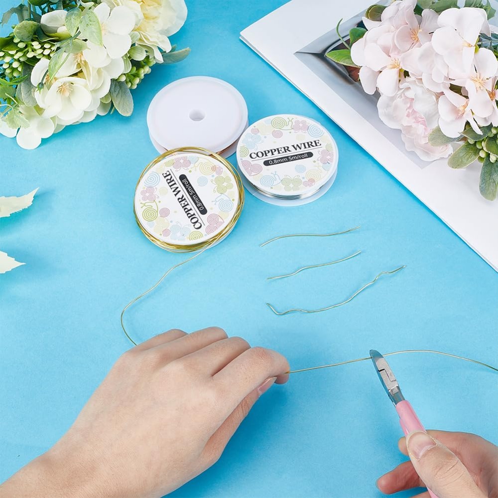 12.8 M Bakır Takı Teli 0.8mm 2 - Jewelry Making Tutorial incelemesi ve fiyatı