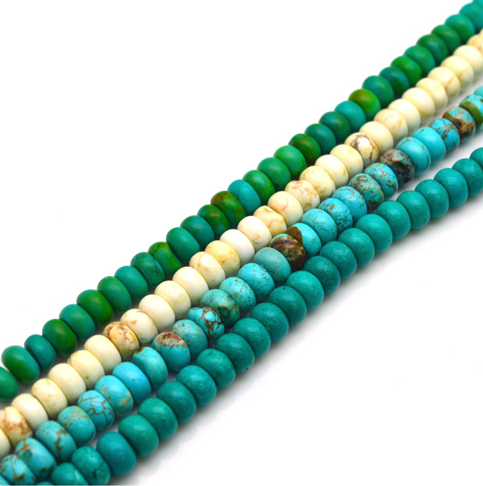 Doğal taş gevşek turkuaz teker - Jewelry Making Store incelemesi ve fiyatı