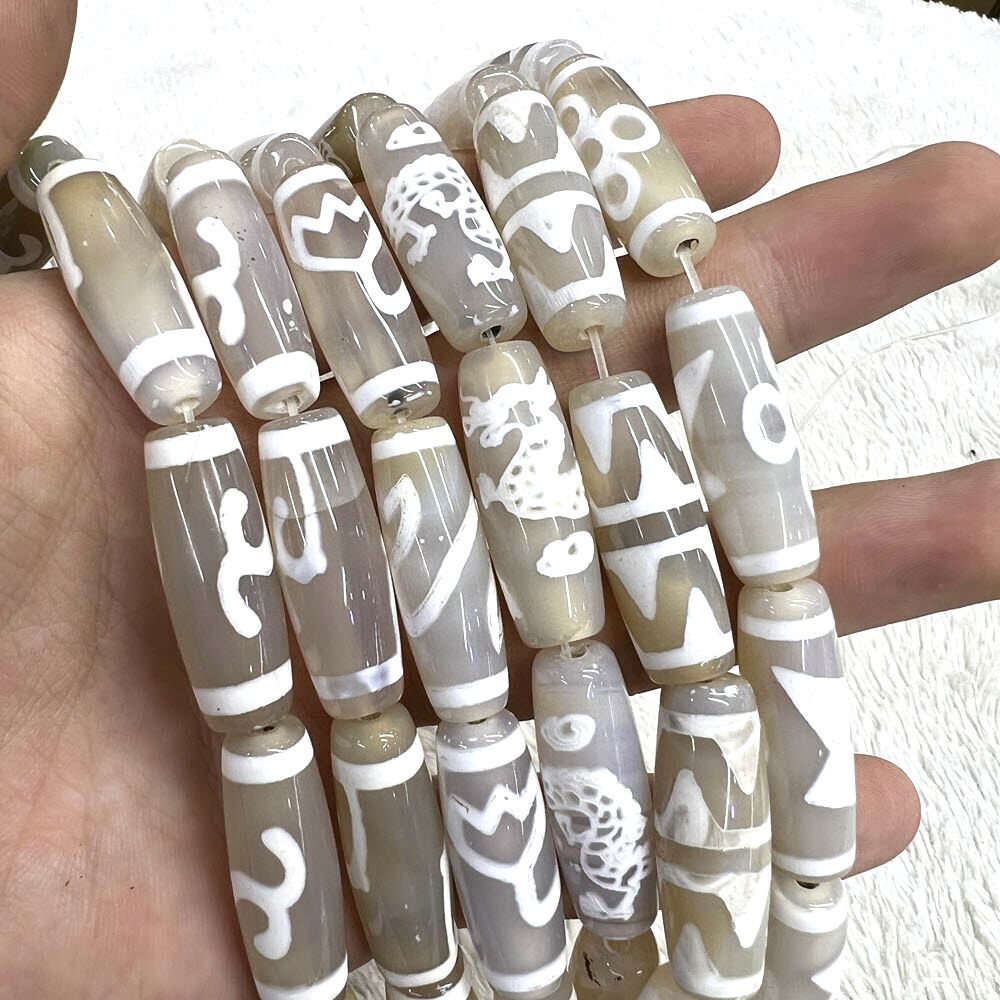 30mm Beyaz Tiban 12 Desenler D - Jewelry Making Store incelemesi ve fiyatı