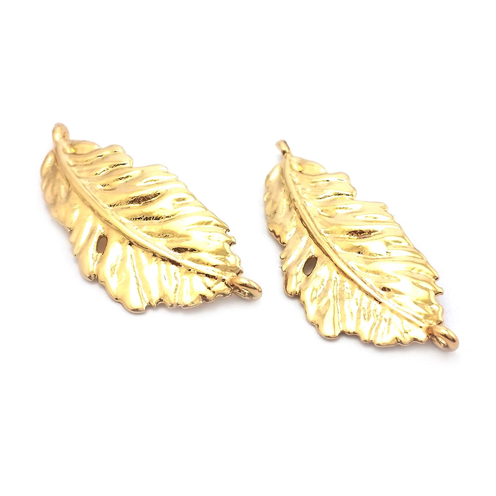 18K Altın Rengi Pirinç Tüy Şek - Jewelry Making Store incelemesi ve fiyatı