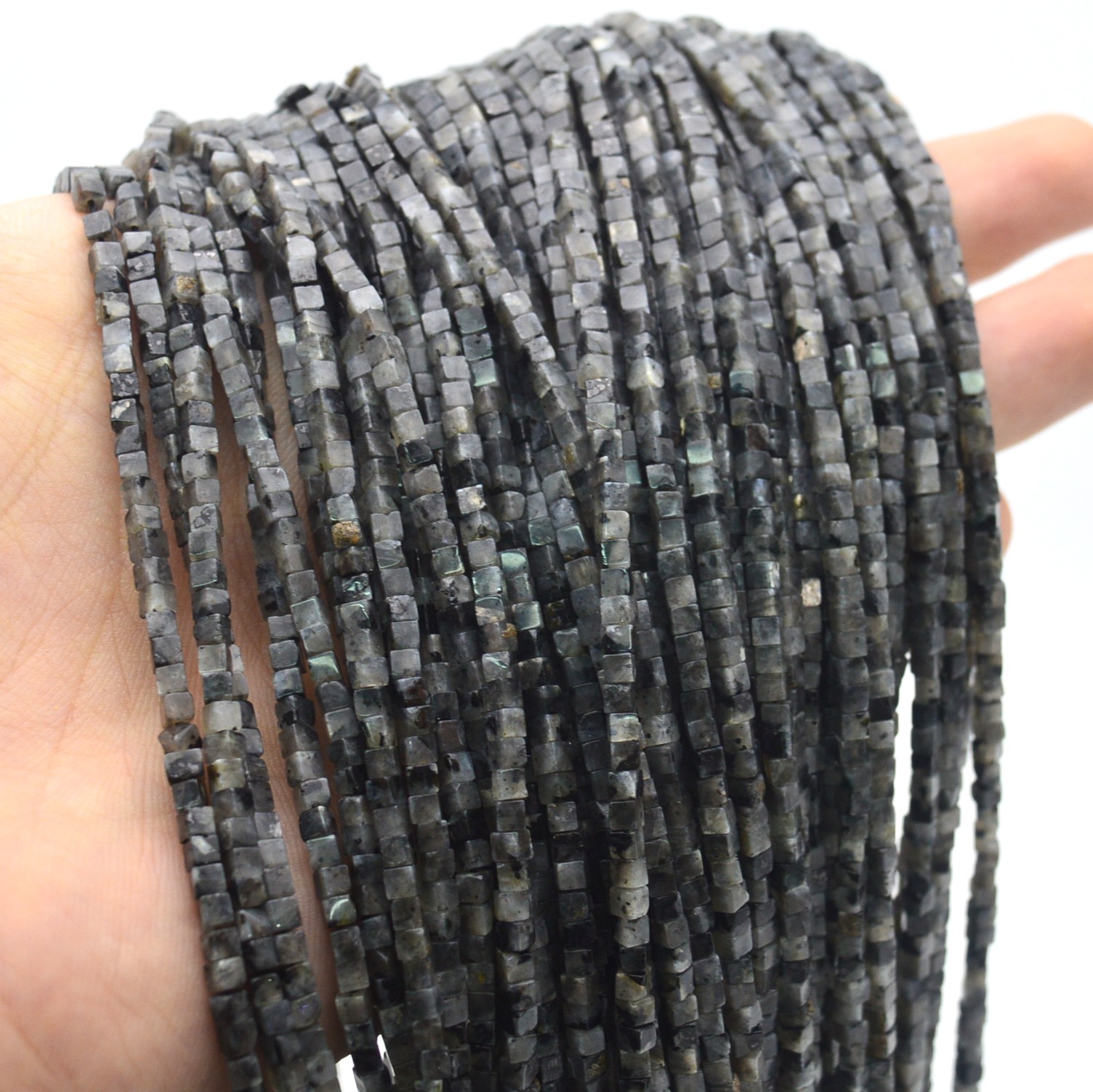 2mm 4mm doğal gri labradorit k - Jewelry Making Store incelemesi ve fiyatı