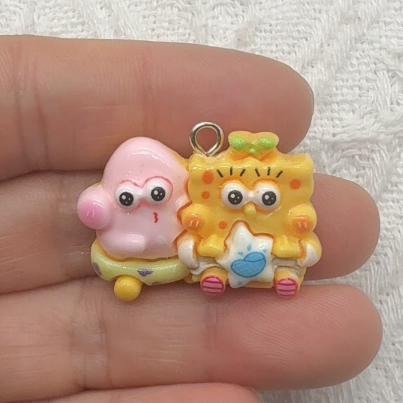 10 adet karikatür reçine kolye - Jewelry Making Resin incelemesi ve fiyatı