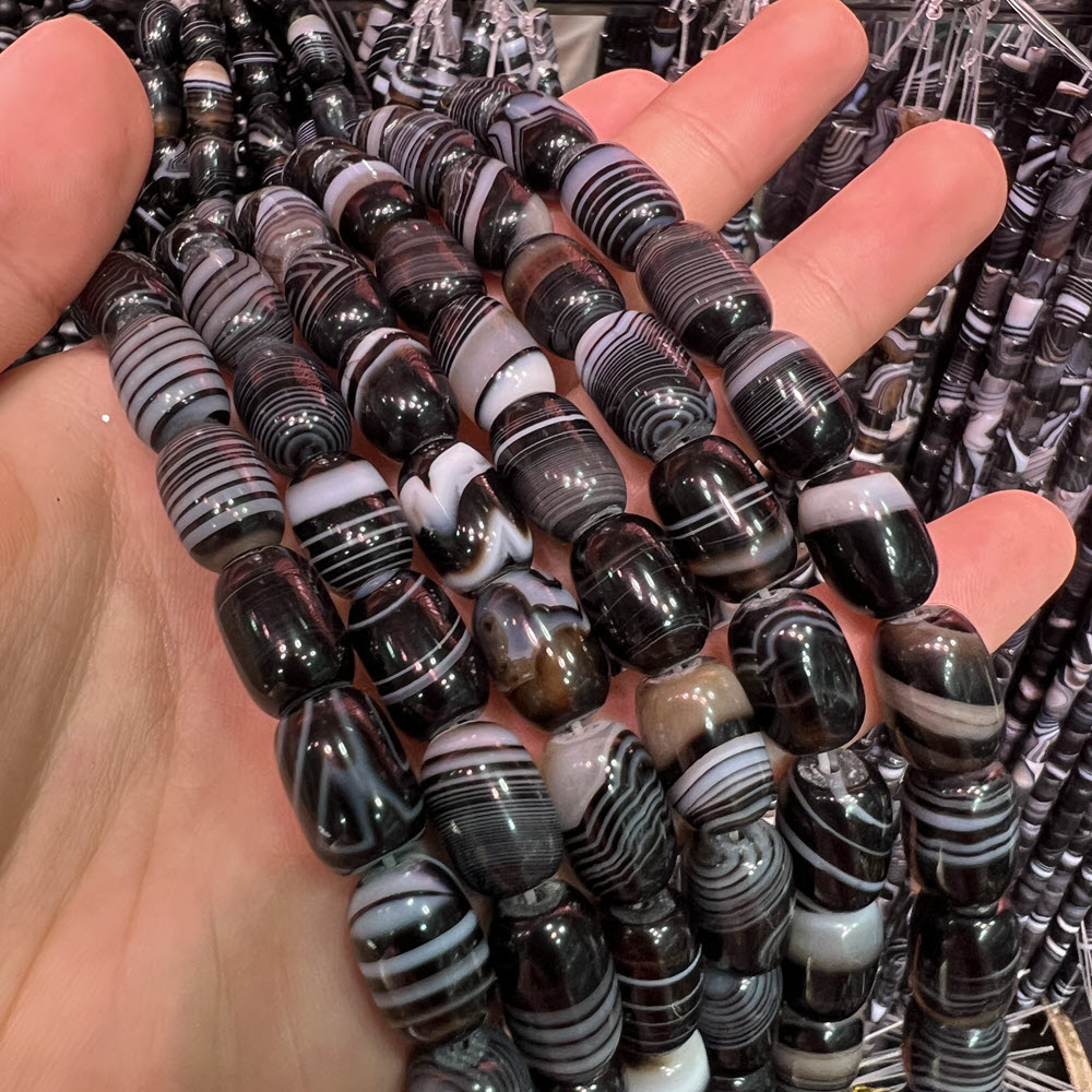 Doğal Taş Siyah Akik Taşı 8x12 - Jewelry Making Store incelemesi ve fiyatı