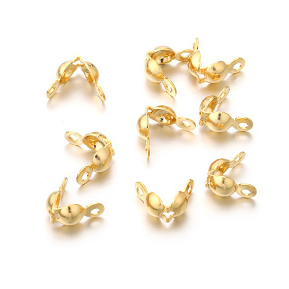 100 adet paslanmaz çelik altın - Jewelry Making Knots For Clasps incelemesi ve fiyatı